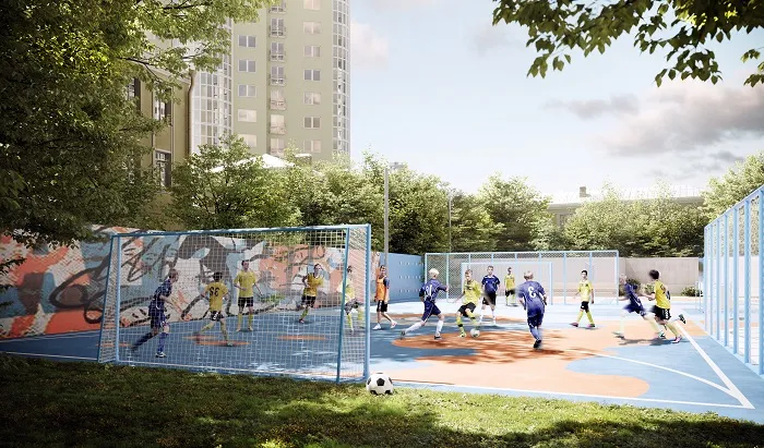 Футбольное поле гимназии № 36 Футбольное поле гимназии № 36