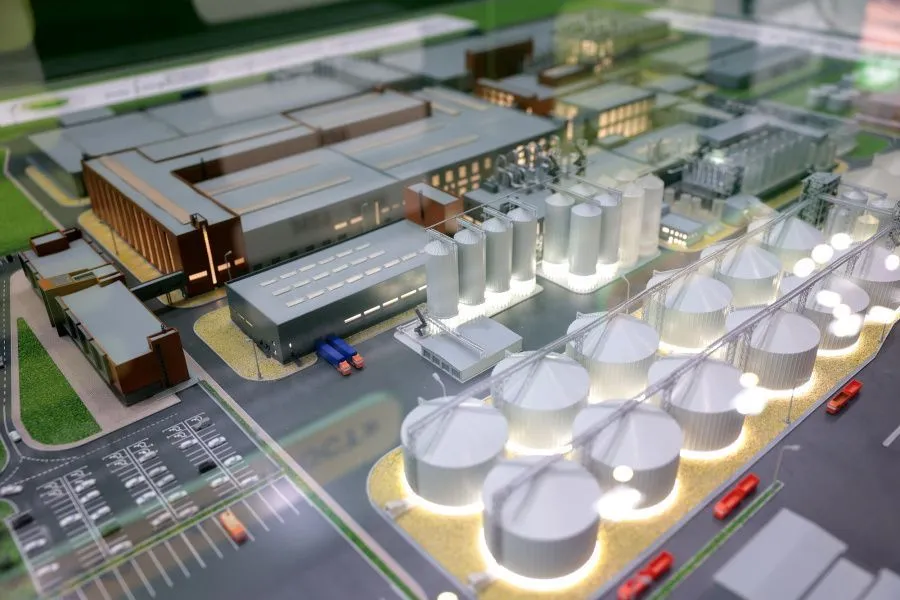 Проект комплекса по глубокой переработке кукурузы с производством крахмала и продуктов его переработки компании «Амирост» // Фото: Правительство Ростовской области Проект комплекса по глубокой переработке кукурузы с производством крахмала и продуктов его переработки компании «Амирост» // Фото: Правительство Ростовской области