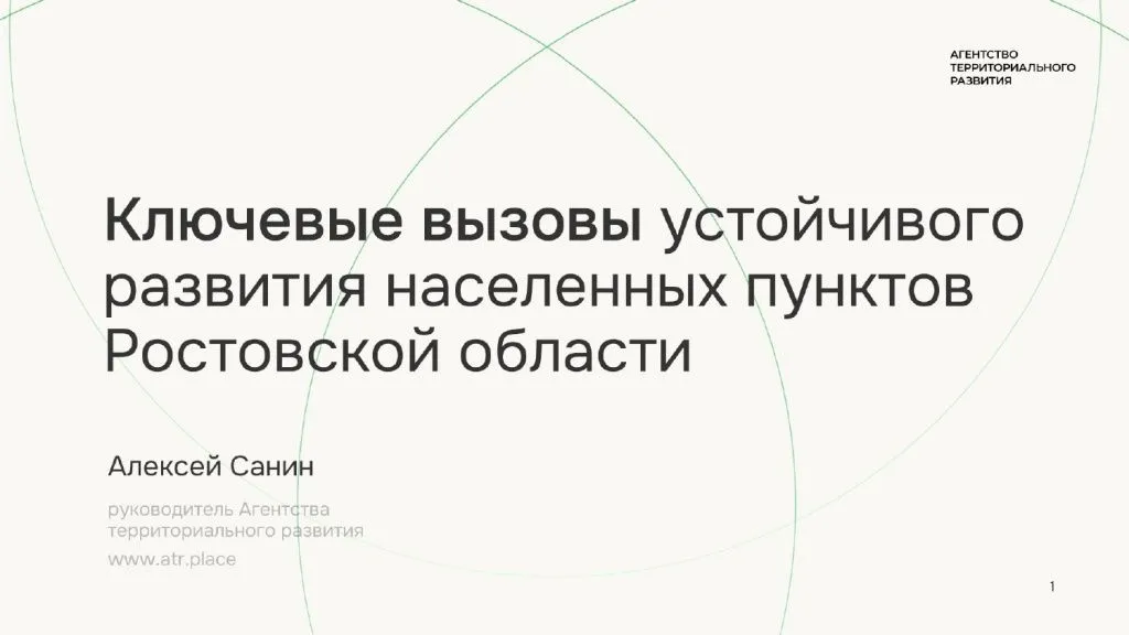 Ростовская городская конференция  «Устойчивый город здесь и сейчас»