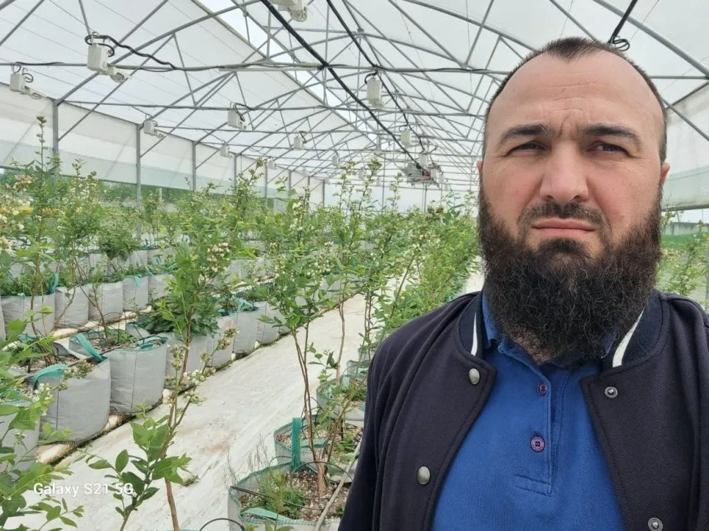 Чтобы проект был окупаемым и смог поставлять продукцию на сетевой рынок, потребуется не менее 10 гектаров площади под плантацию голубики (на фото), говорит Рамазан Каздохов // Фото предоставлено экспертом