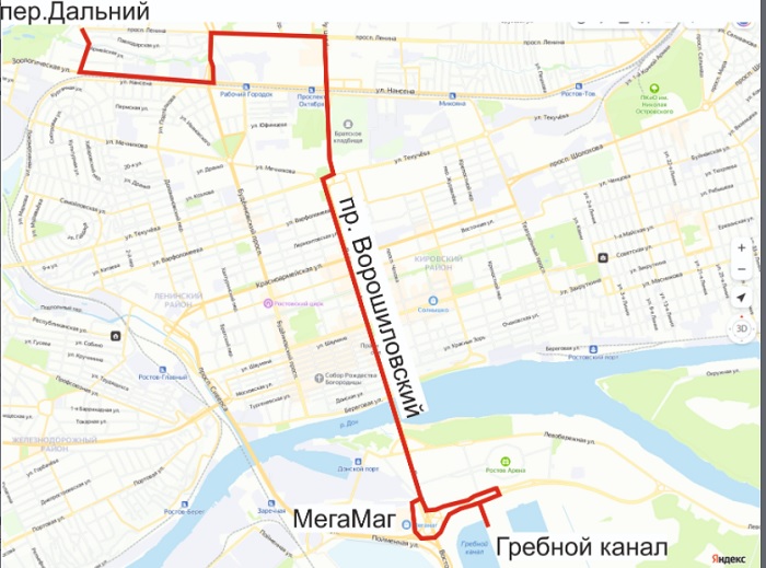 В Ростове Гребной канал и зоопарк планируют связать автобусным маршрутом
