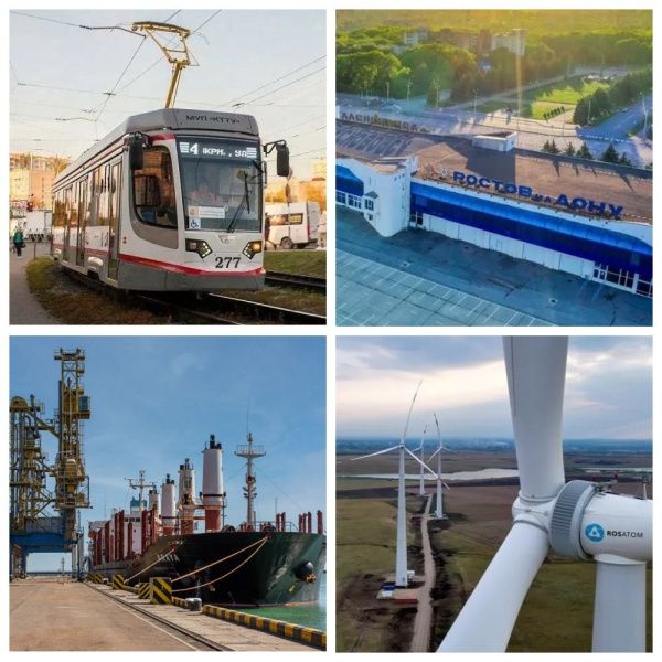 Главное на Юге: трамвай в Краснодаре, ВЭС за 50 млрд в Дагестане и застройка аэропорта Ростова
