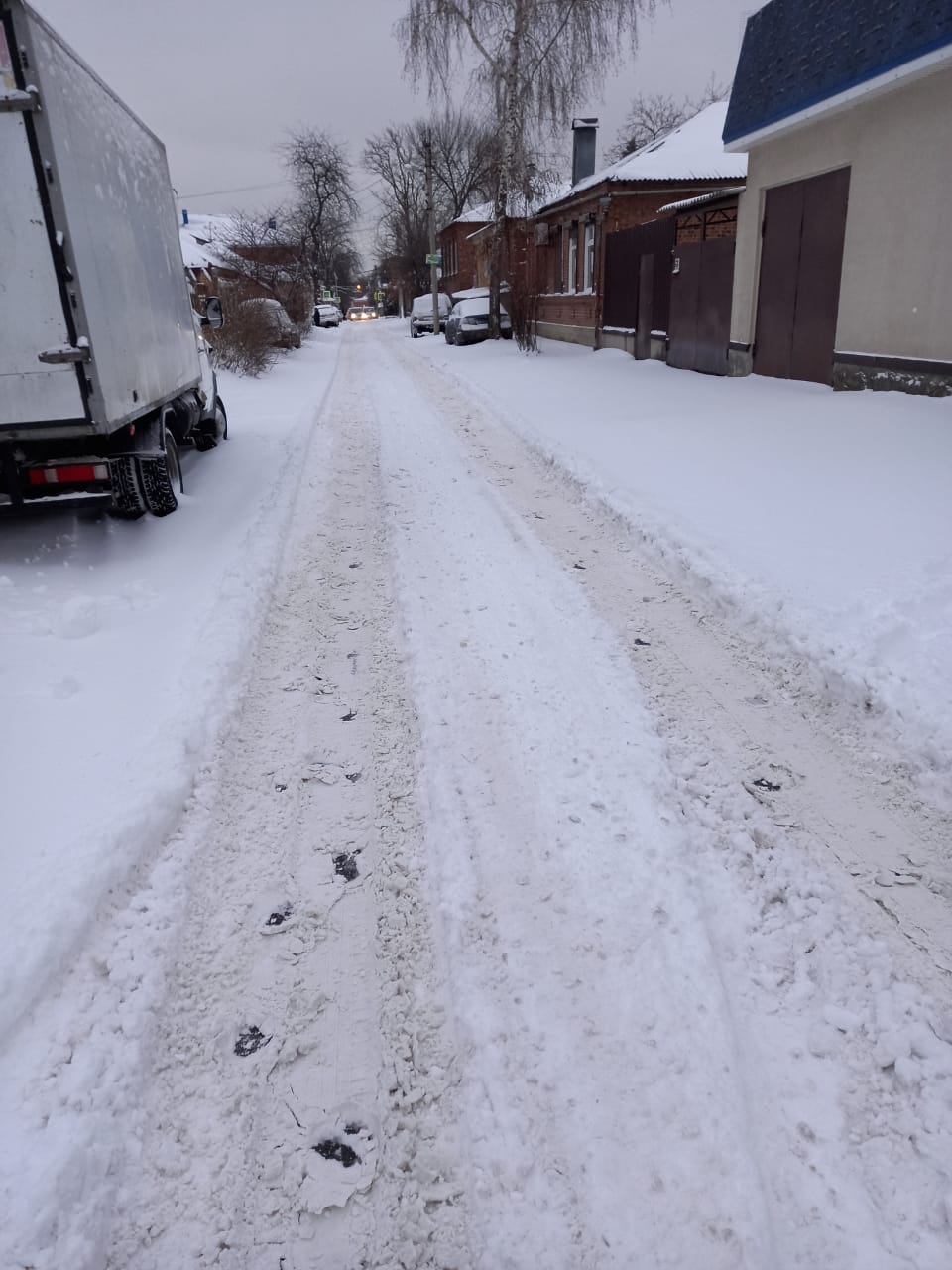 Пробки в Ростове достигли 9 баллов из-за последствий снегопада