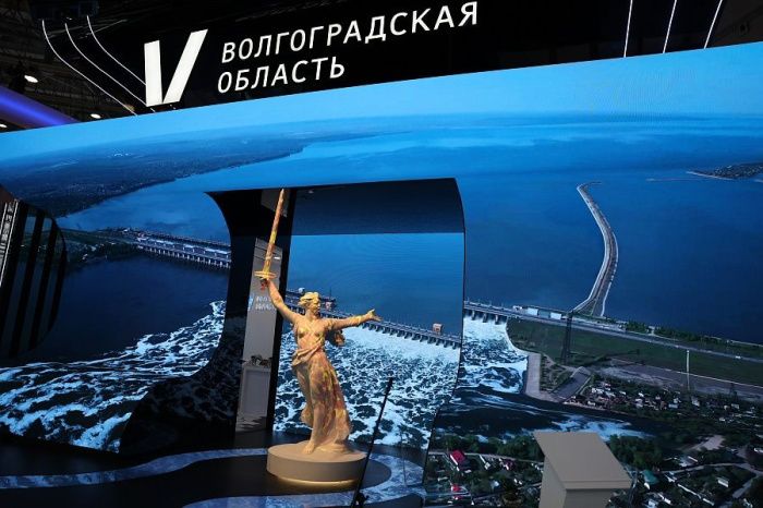 Волгоградская область представила на выставке «Россия» реку времени