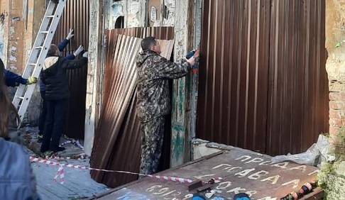В Ростове-на-Дону дом Кисина на ул. Московской законсервировали В Ростове-на-Дону дом Кисина на ул. Московской законсервировали