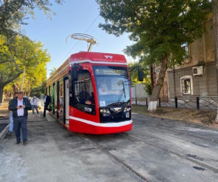 По маршруту №3 в Таганроге 17 сентября официально стартовало движение новых трамваев