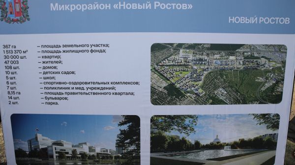 Объем инвестиций в «Новый Ростов» превысит 200 млрд рублей Объем инвестиций в «Новый Ростов» превысит 200 млрд рублей