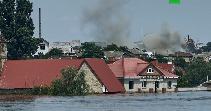 В двух районах Херсонской области полностью сошла вода после наводнения