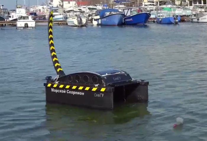 В Севастополе создали беспилотный робот-пылесос для сбора морского мусора