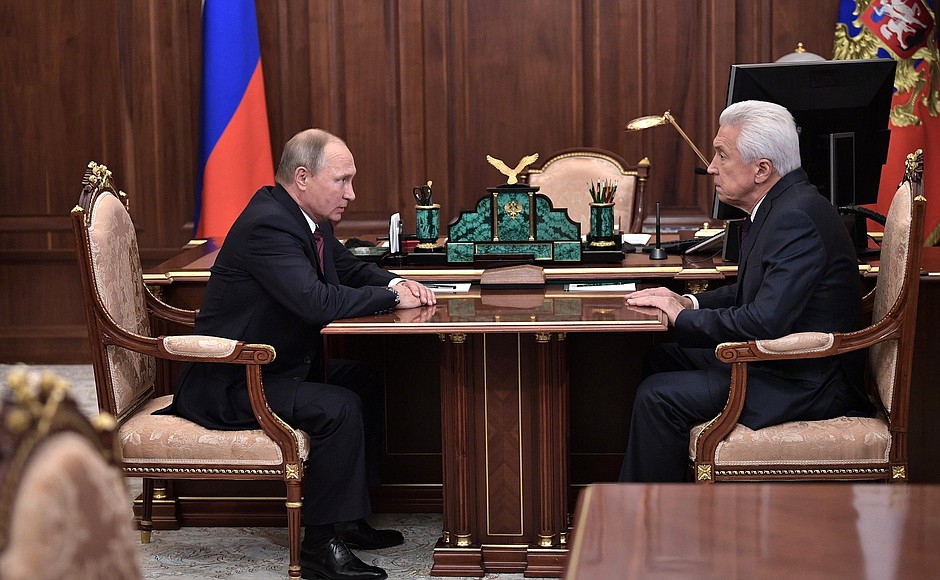 Путин назначил Владимира Васильева врио главы Дагестана