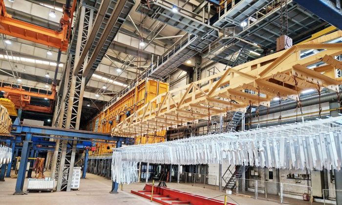 Ростовский завод «Венталл-Дон» на 40% увеличил объемы выпуска оцинкованных изделий