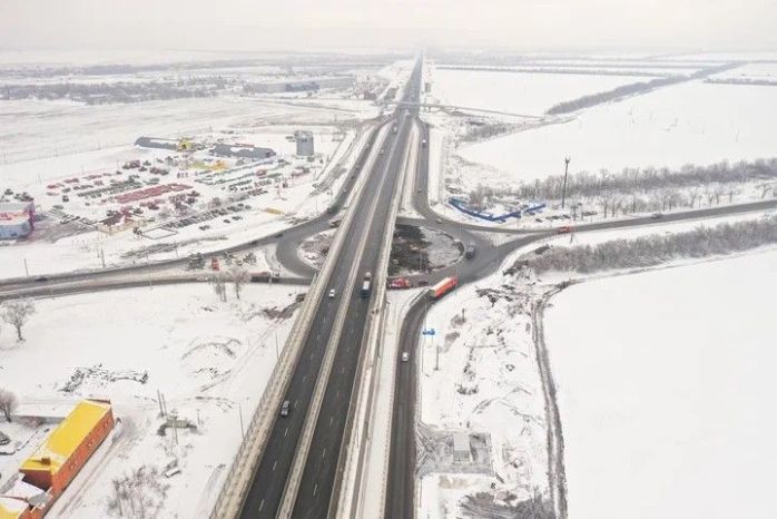 В Ростовской области автомобильный трафик по федеральной трассе М-4 вырос в 4 раза