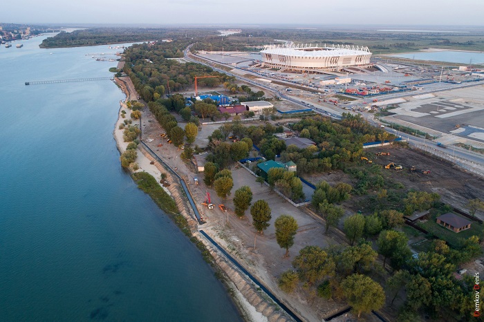 Левобережный парк и набережную продлят до залива Ковш 