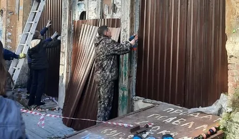 В Ростове-на-Дону дом Кисина на ул. Московской законсервировали В Ростове-на-Дону дом Кисина на ул. Московской законсервировали