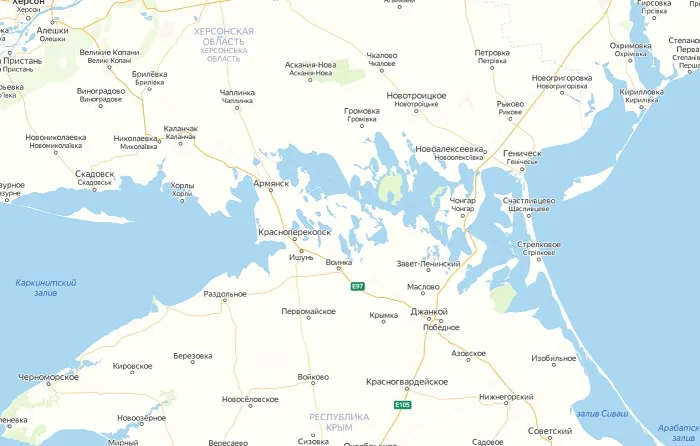 Между Херсонской областью и Крымом госграница стала административной Между Херсонской областью и Крымом госграница стала административной
