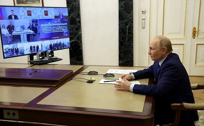 Путин открыл новые объекты Роспотребнадзора в Волгоградской области и Крыму