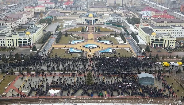 "Мы любим Мухаммеда": митинг против экстремизма прошел в Ингушетии