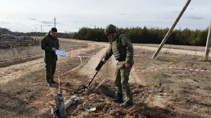 СКР зафиксировал не менее 14 попаданий снарядов на территорию Ростовской области