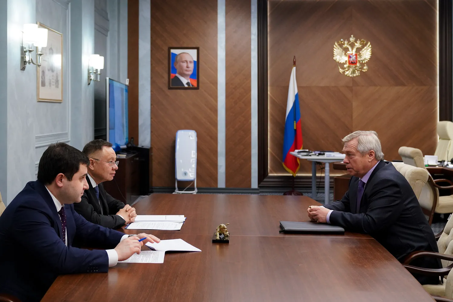 Пять млрд рублей попросил губернатор Дона на строительство коллектора в Ростове Пять млрд рублей попросил губернатор Дона на строительство коллектора в Ростове
